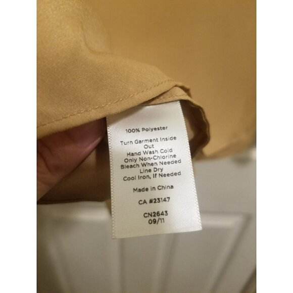 Talbots Large Blouse Gold Beaded With Rhinestones. NWT - Picture 3 of 16